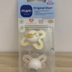 CHUPO MAM ORIGINAL SILICONA +0M 2 UDS