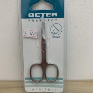 TIJERA UÑAS MANICURA BETER CROMADA RECTA PROFESIONAL