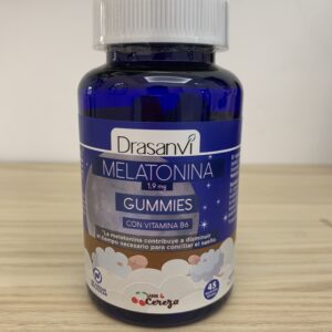 MELATONINA CON VITAMINA B6  45 GOMINOLAS SABOR CEREZA