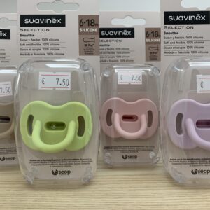 CHUPETE SILICONA FISIOLOGICO SUAVINEX TODOSILICONA 6 - 18 MESES 1 UNIDAD