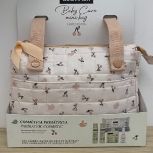 SUAVINEX CANASTILLA BABY CARE MINI BAG  SET COLOR ROSA