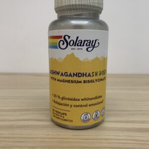 SOLARAY SHODEN ASHWAGANDA BIGLICINATO MG 60 VEGANCAPS