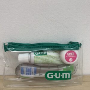 GUM KIT VIAJE CEPILLO + PASTA + HILO DENTAL