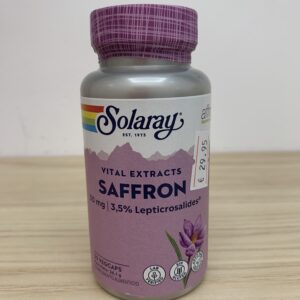 SOLARAY SAFFRON 30 VEGCAPS